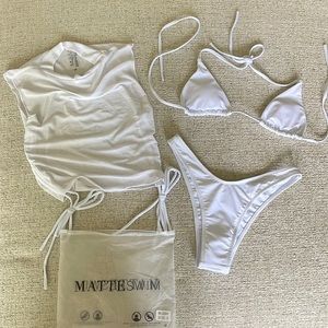3 piece matte collection swimsuit